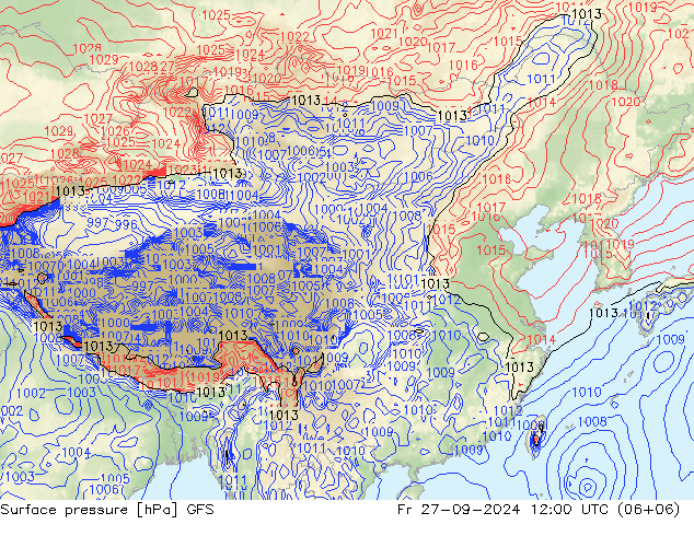 GFS: Fr 27.09.2024 12 UTC