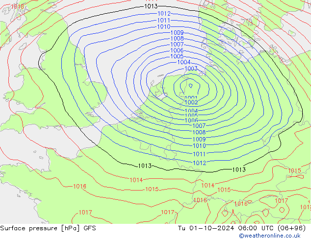 GFS: Tu 01.10.2024 06 UTC