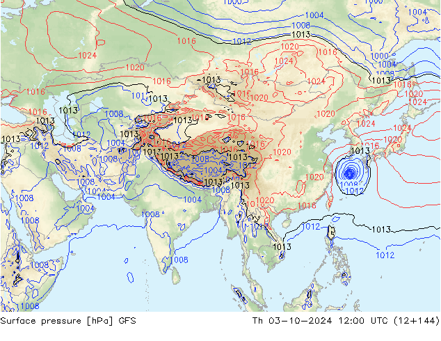 GFS: do 03.10.2024 12 UTC