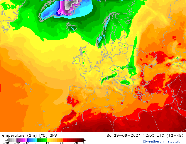 GFS: zo 29.09.2024 12 UTC