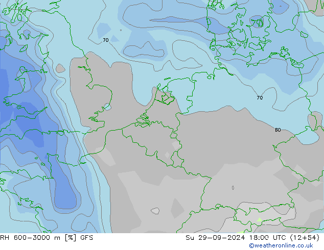 RV 600-3000 m GFS zo 29.09.2024 18 UTC