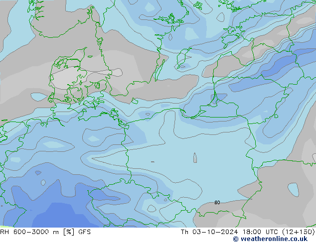 RV 600-3000 m GFS do 03.10.2024 18 UTC