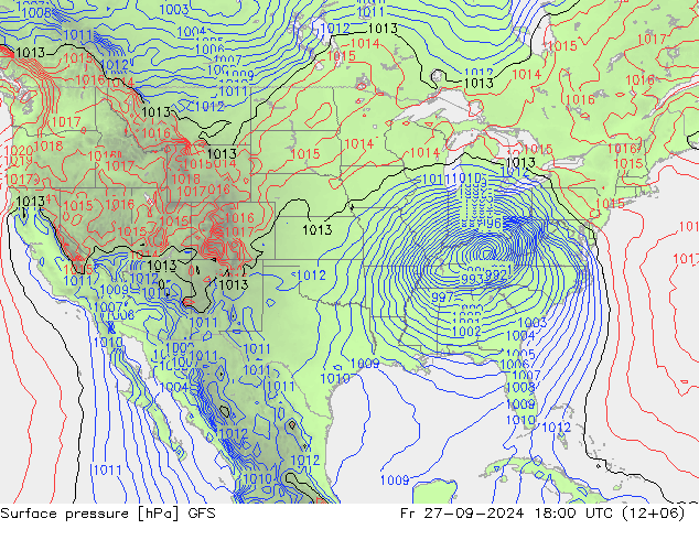 GFS: vr 27.09.2024 18 UTC