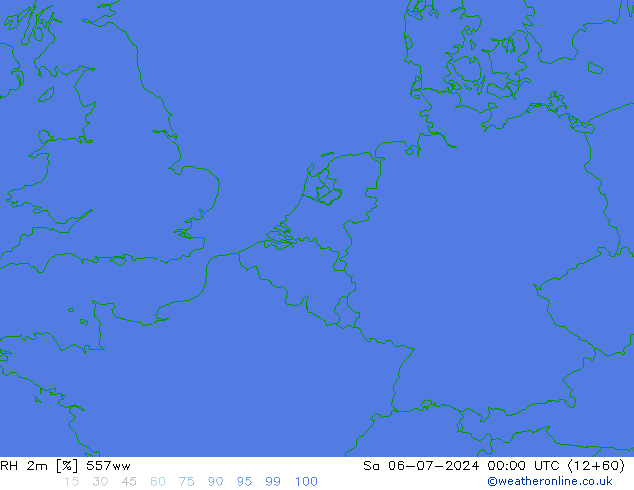 RH 2m 557ww 星期六 06.07.2024 00 UTC
