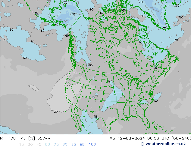 RV 700 hPa 557ww ma 12.08.2024 06 UTC