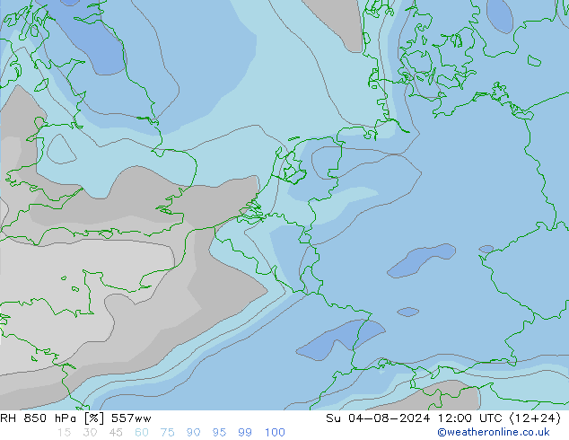 RV 850 hPa 557ww zo 04.08.2024 12 UTC