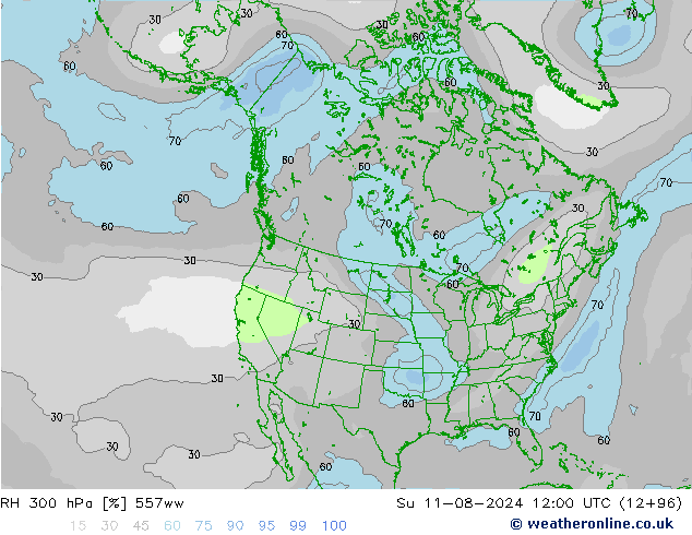 RV 300 hPa 557ww zo 11.08.2024 12 UTC