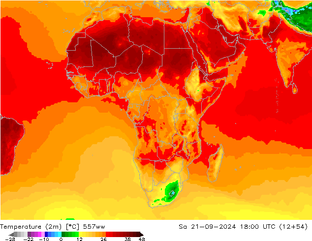 Temperatura (2m) 557ww Sáb 21.09.2024 18 UTC