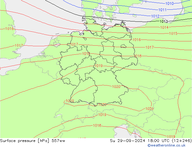 pression de l'air 557ww dim 29.09.2024 18 UTC