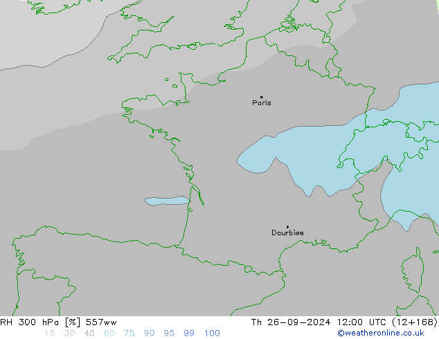 RH 300 hPa 557ww  26.09.2024 12 UTC