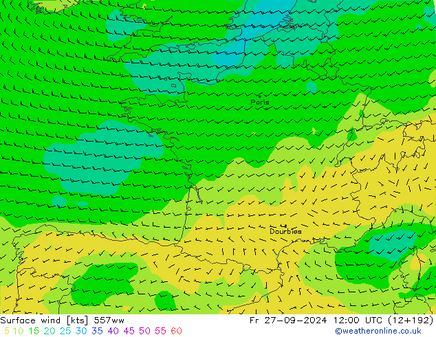 Bodenwind 557ww Fr 27.09.2024 12 UTC