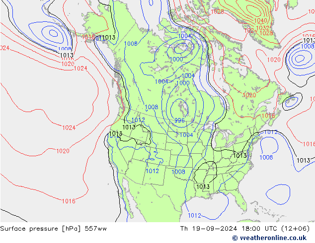 Surface pressure 557ww Th 19.09.2024 18 UTC