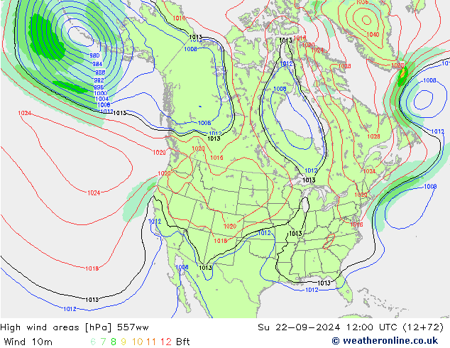 High wind areas 557ww Su 22.09.2024 12 UTC