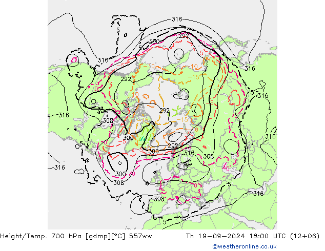 Height/Temp. 700 гПа 557ww чт 19.09.2024 18 UTC