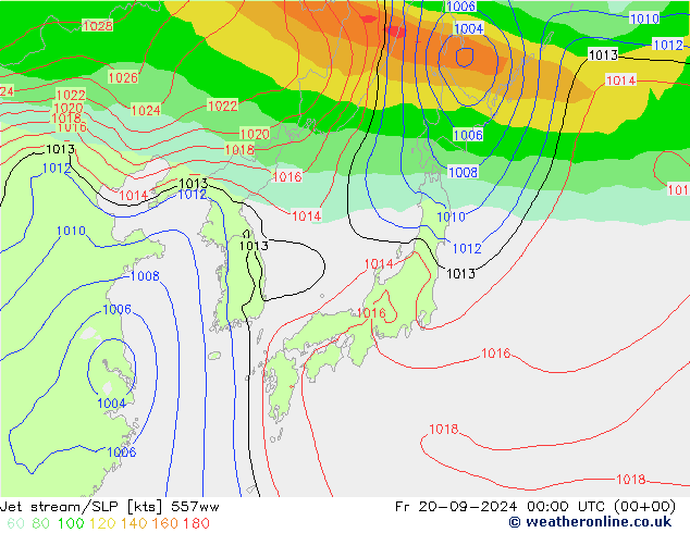 Jet stream 557ww Sex 20.09.2024 00 UTC