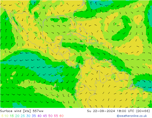 Surface wind 557ww Su 22.09.2024 18 UTC