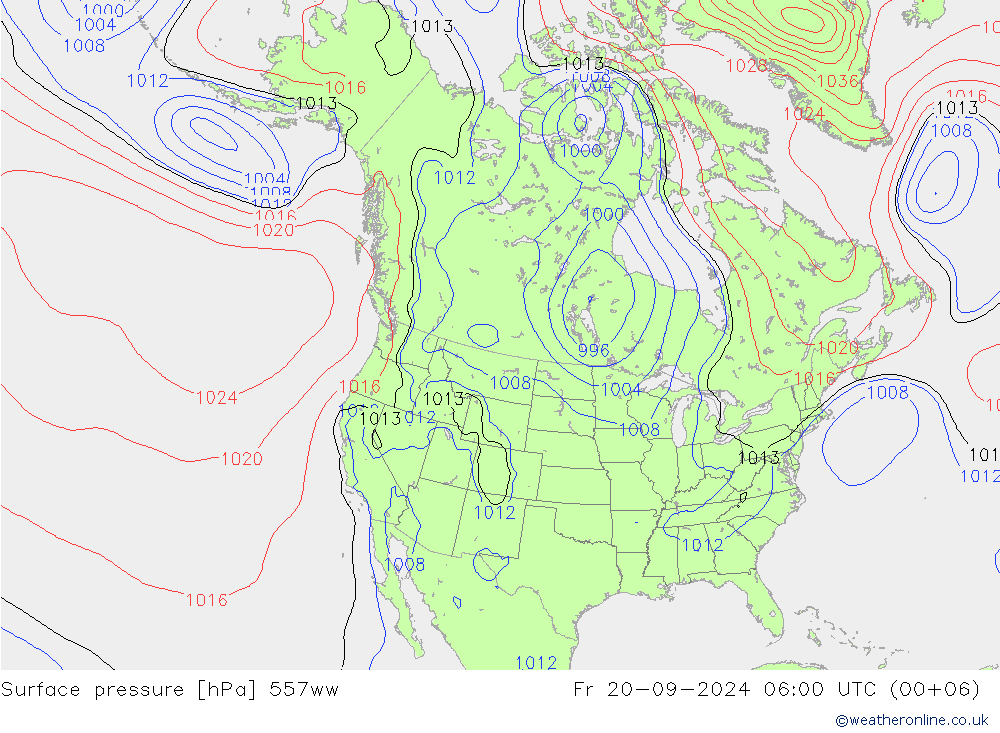 Surface pressure 557ww Fr 20.09.2024 06 UTC