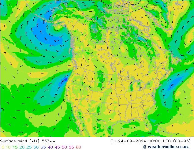 Bodenwind 557ww Di 24.09.2024 00 UTC