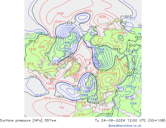 Bodendruck 557ww Di 24.09.2024 12 UTC