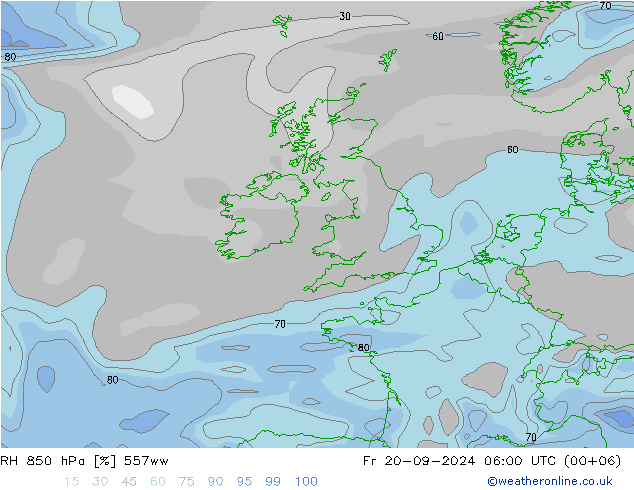 RV 850 hPa 557ww vr 20.09.2024 06 UTC