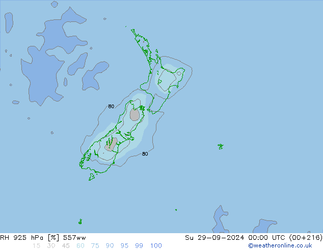 RH 925 hPa 557ww Su 29.09.2024 00 UTC