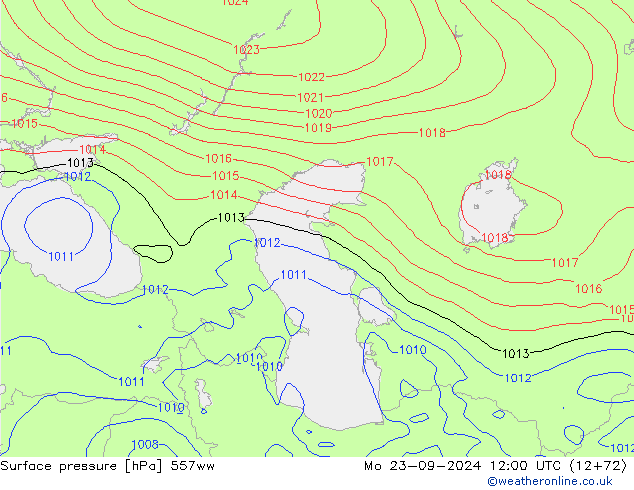 ciśnienie 557ww pon. 23.09.2024 12 UTC