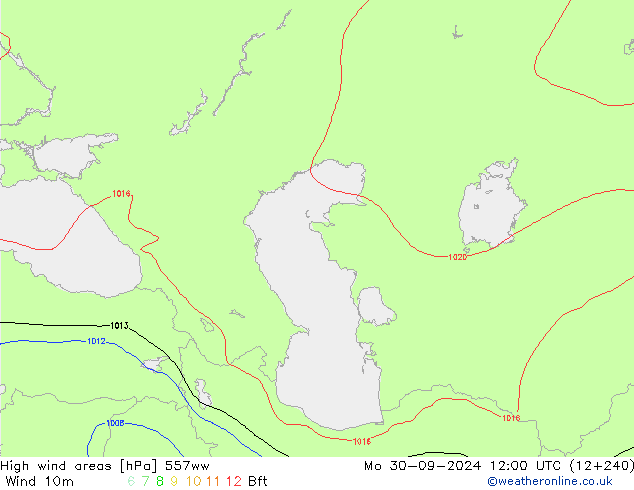 High wind areas 557ww Mo 30.09.2024 12 UTC