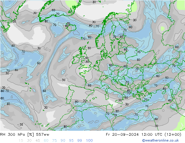 RH 300 hPa 557ww ven 20.09.2024 12 UTC