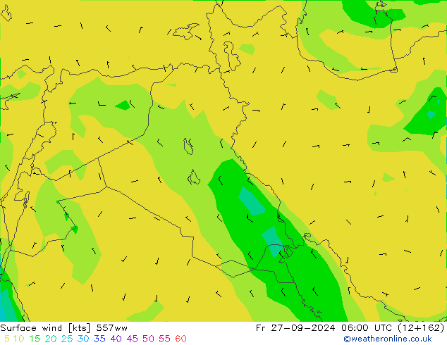 Vent 10 m 557ww ven 27.09.2024 06 UTC