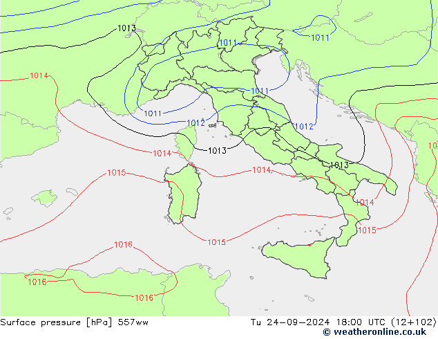 pressão do solo 557ww Ter 24.09.2024 18 UTC