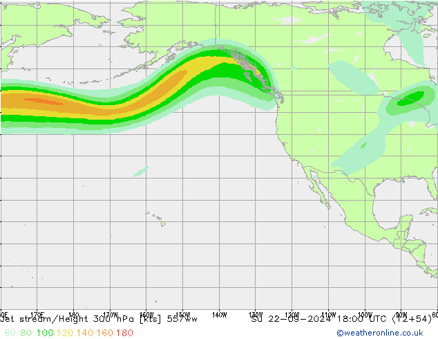 Jet stream 557ww Dom 22.09.2024 18 UTC