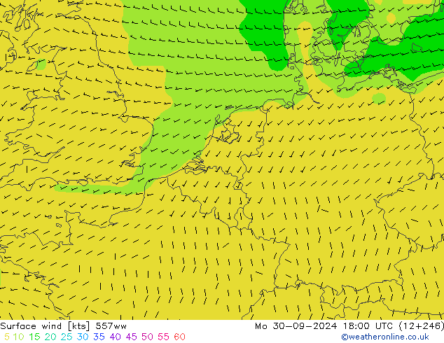 风 10 米 557ww 星期一 30.09.2024 18 UTC