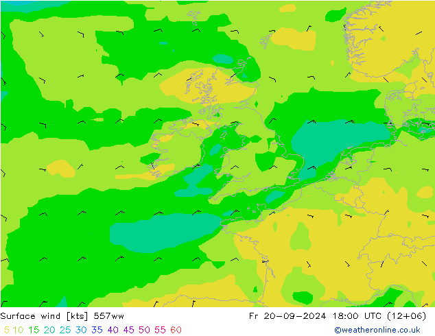 wiatr 10 m 557ww pt. 20.09.2024 18 UTC