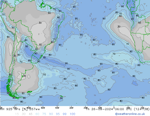 RV 925 hPa 557ww do 26.09.2024 06 UTC