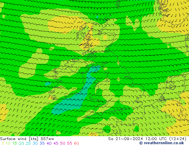 Surface wind 557ww Sa 21.09.2024 12 UTC