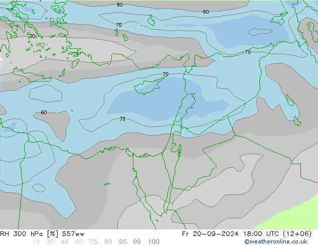 RH 300 hPa 557ww Sex 20.09.2024 18 UTC