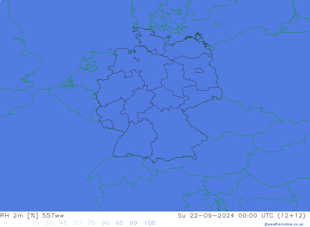 RH 2m 557ww Su 22.09.2024 00 UTC