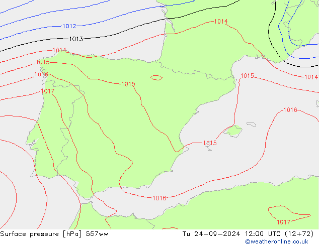 pressão do solo 557ww Ter 24.09.2024 12 UTC