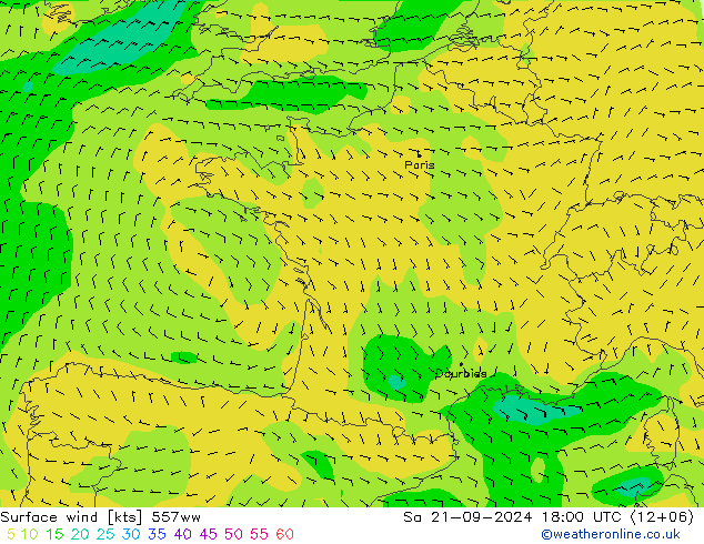 Surface wind 557ww Sa 21.09.2024 18 UTC