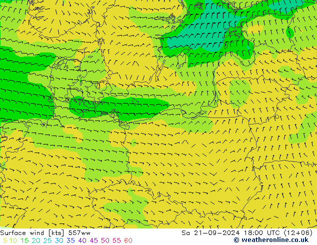 Surface wind 557ww Sa 21.09.2024 18 UTC