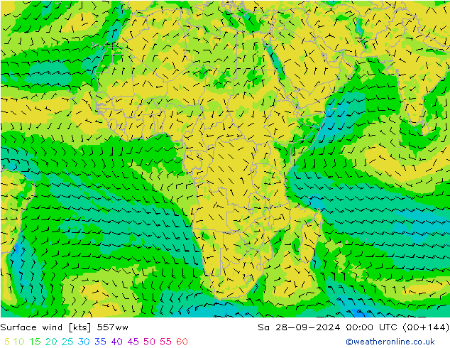 Viento 10 m 557ww sáb 28.09.2024 00 UTC