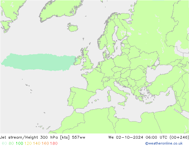 Jet stream 557ww Qua 02.10.2024 06 UTC