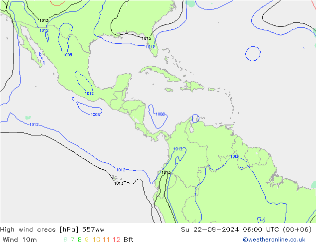 High wind areas 557ww dom 22.09.2024 06 UTC