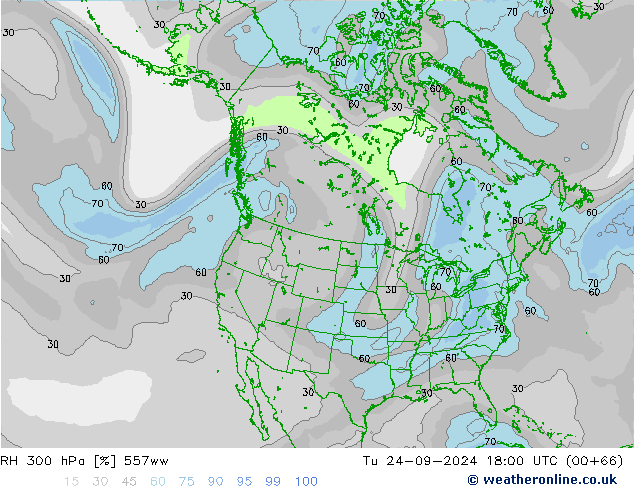 RH 300 hPa 557ww Tu 24.09.2024 18 UTC