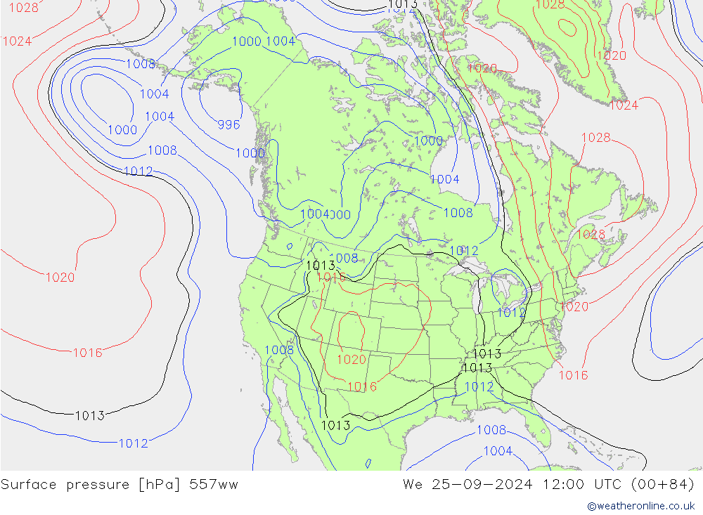 Bodendruck 557ww Mi 25.09.2024 12 UTC