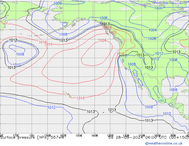 Surface pressure 557ww Sa 28.09.2024 06 UTC