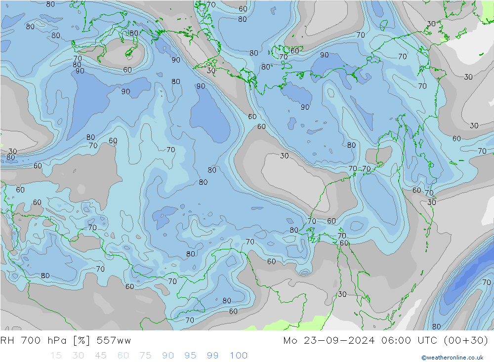 RH 700 hPa 557ww Seg 23.09.2024 06 UTC