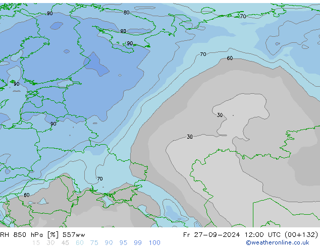 RV 850 hPa 557ww vr 27.09.2024 12 UTC