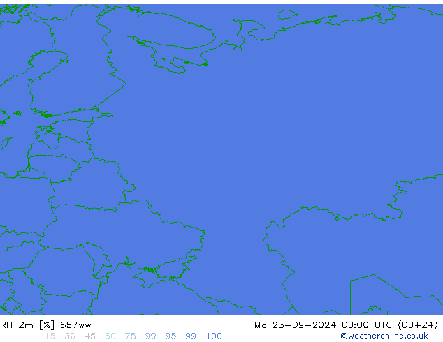 RH 2m 557ww lun 23.09.2024 00 UTC