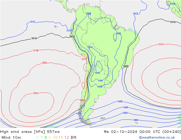 High wind areas 557ww mer 02.10.2024 00 UTC